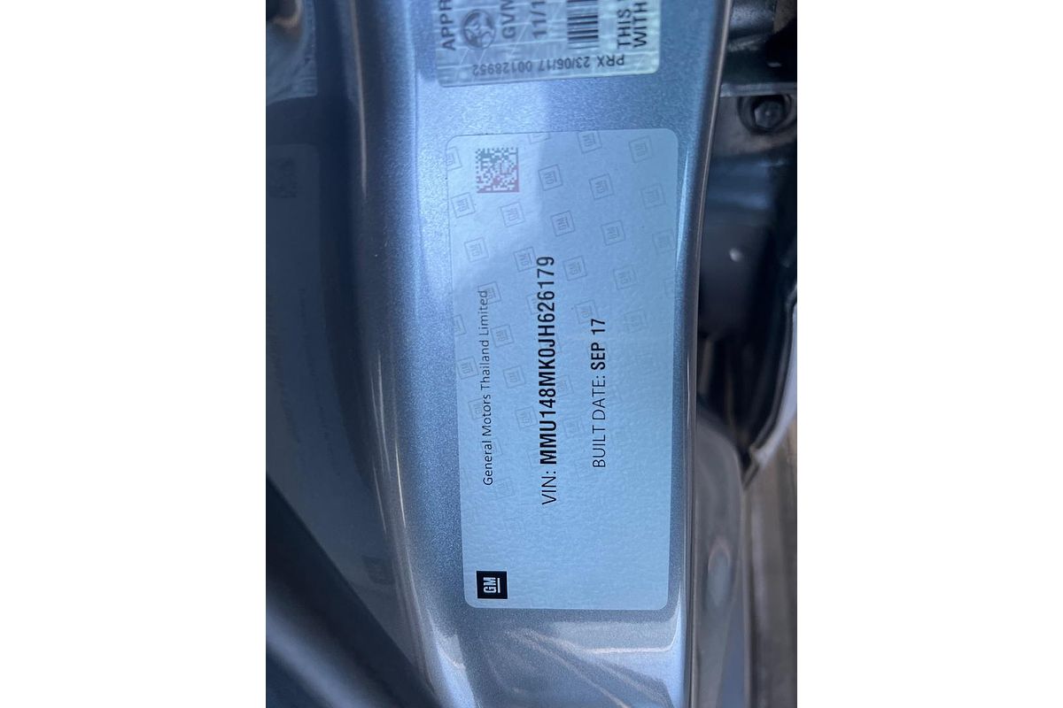 2017 Holden Colorado LTZ RG 4X4