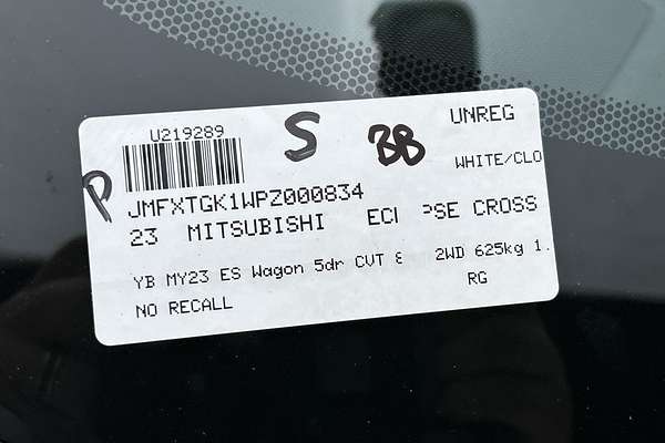 2023 Mitsubishi Eclipse Cross ES YB