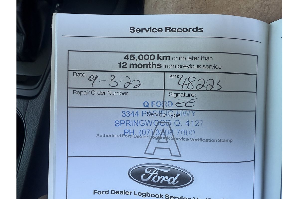 2020 Ford Ranger XL Hi-Rider PX MkIII Rear Wheel Drive 2.2L