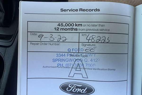 2020 Ford Ranger XL Hi-Rider PX MkIII Rear Wheel Drive 2.2L