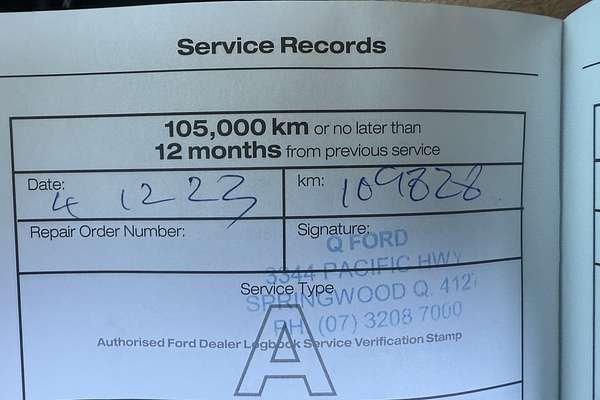 2020 Ford Ranger XL Hi-Rider PX MkIII Rear Wheel Drive 2.2L