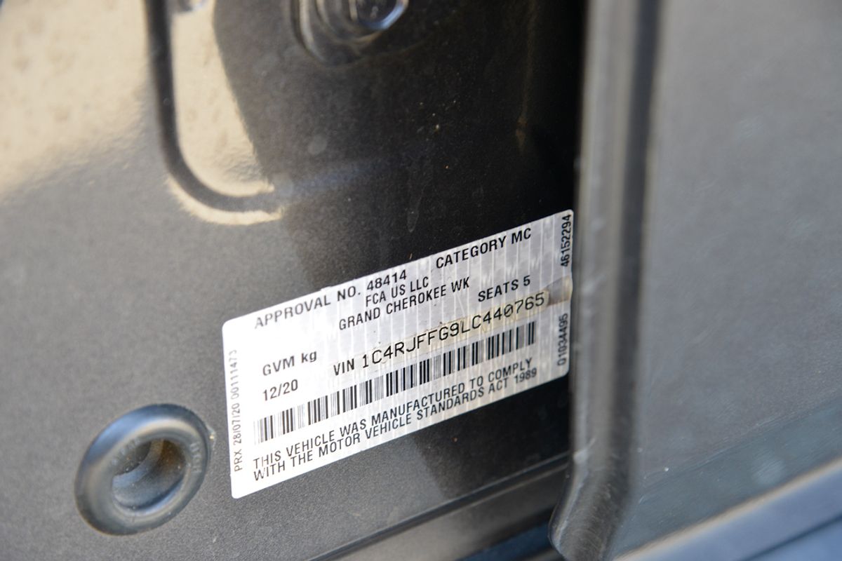 2020 Jeep Grand Cherokee Limited WK