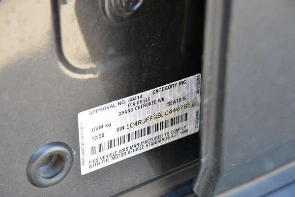 2020 Jeep Grand Cherokee Limited WK