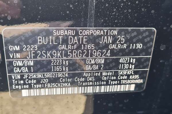 2025 Subaru Forester STI Sport S5