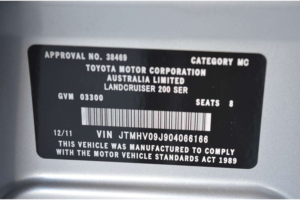 2011 Toyota Landcruiser Altitude VDJ200R