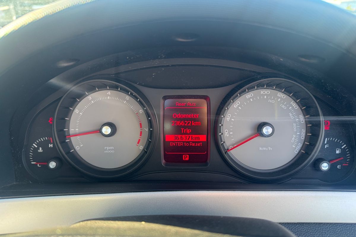 2010 Holden Ute SV6 VE Rear Wheel Drive