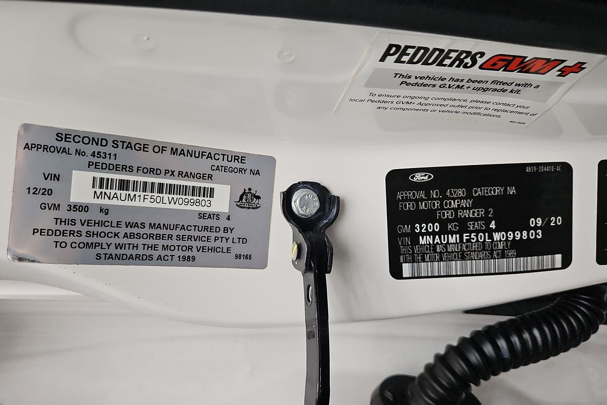 2020 Ford Ranger XL PX MkIII 4X4 3.2L