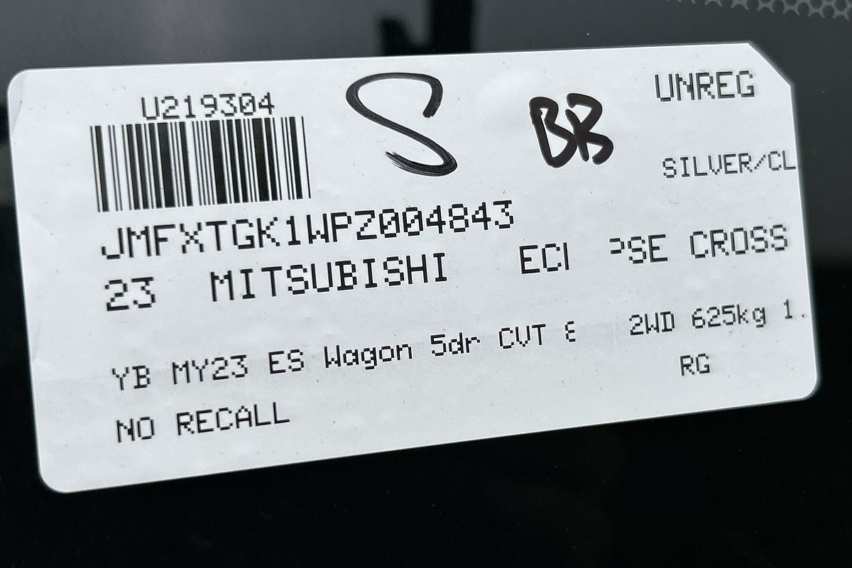 2023 Mitsubishi Eclipse Cross ES YB
