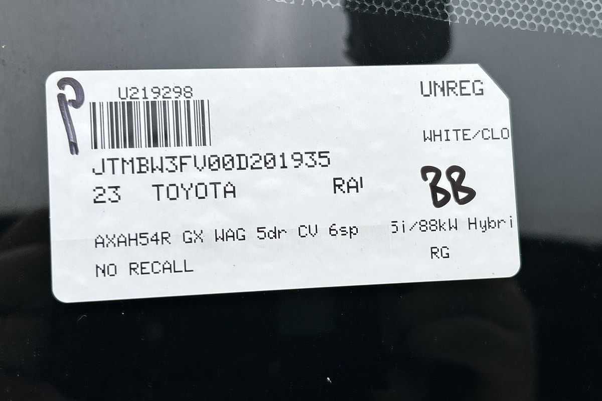 2023 Toyota RAV4 GX AXAH54R