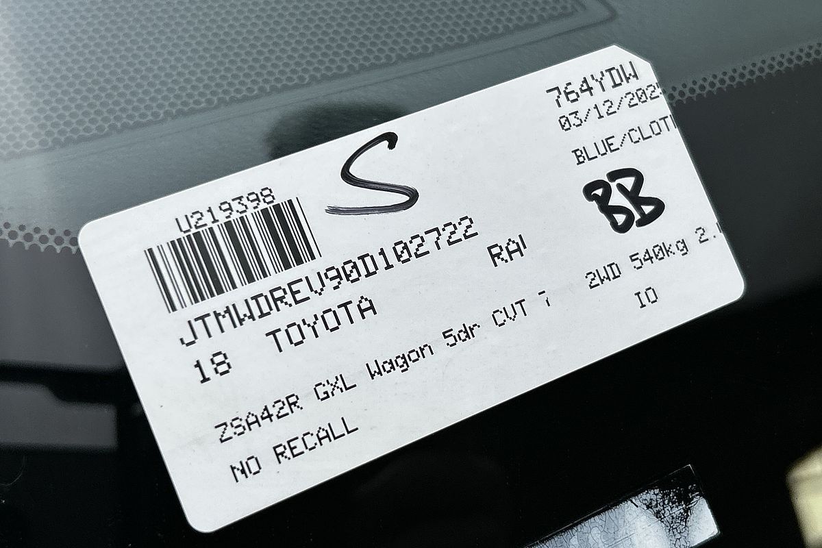 2018 Toyota RAV4 GXL ZSA42R