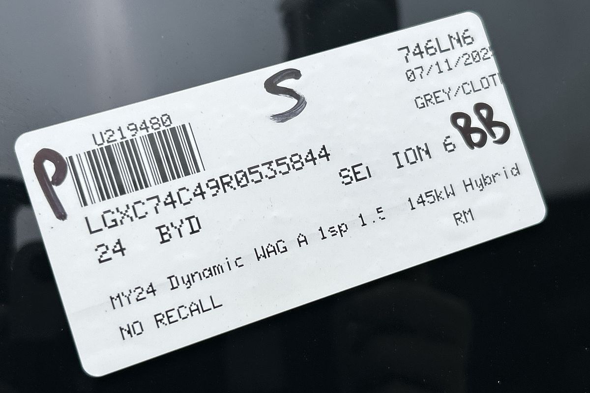 2024 BYD SEALION 6 Dynamic