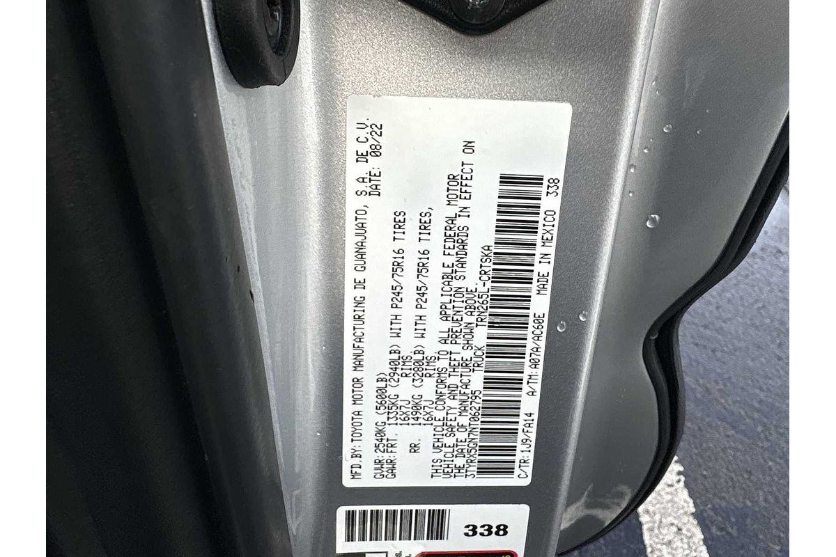 2022 Toyota Tacoma SR
