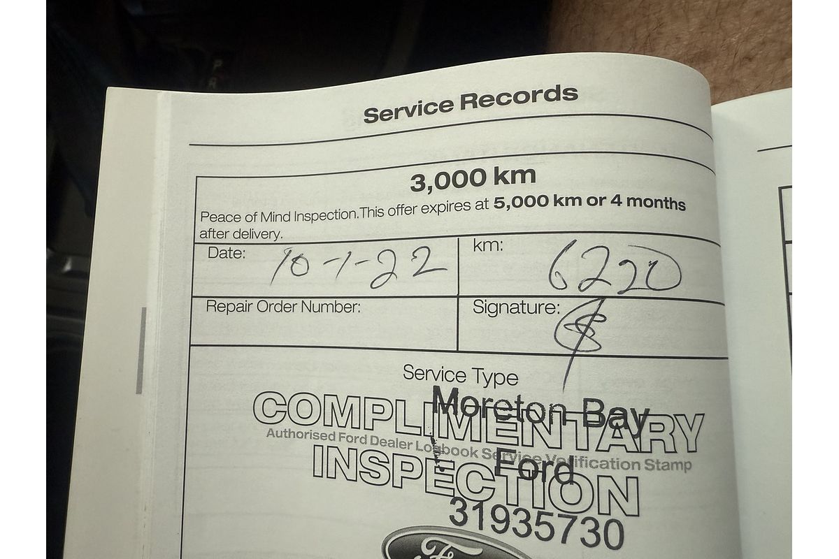 2020 Ford Ranger XL Hi-Rider PX MkIII Rear Wheel Drive 2.2L