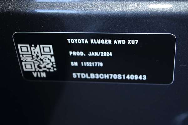 2024 Toyota Kluger GX AXUH78R