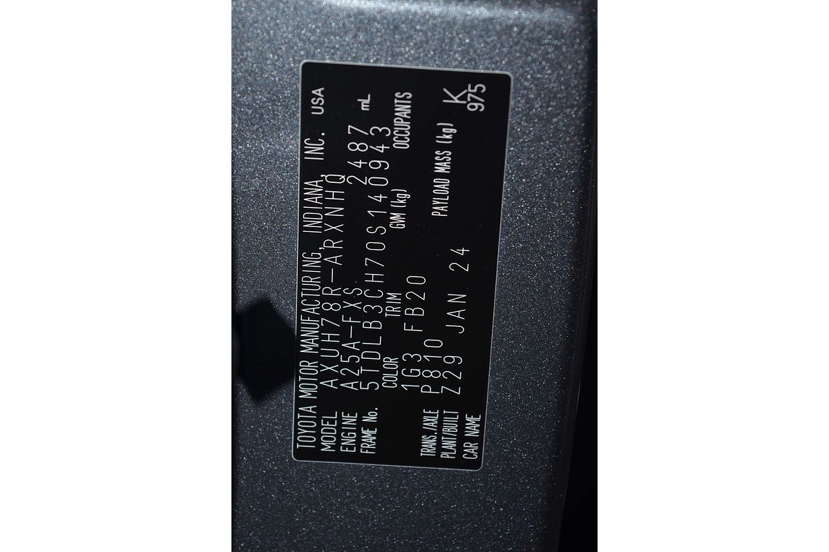 2024 Toyota Kluger GX AXUH78R