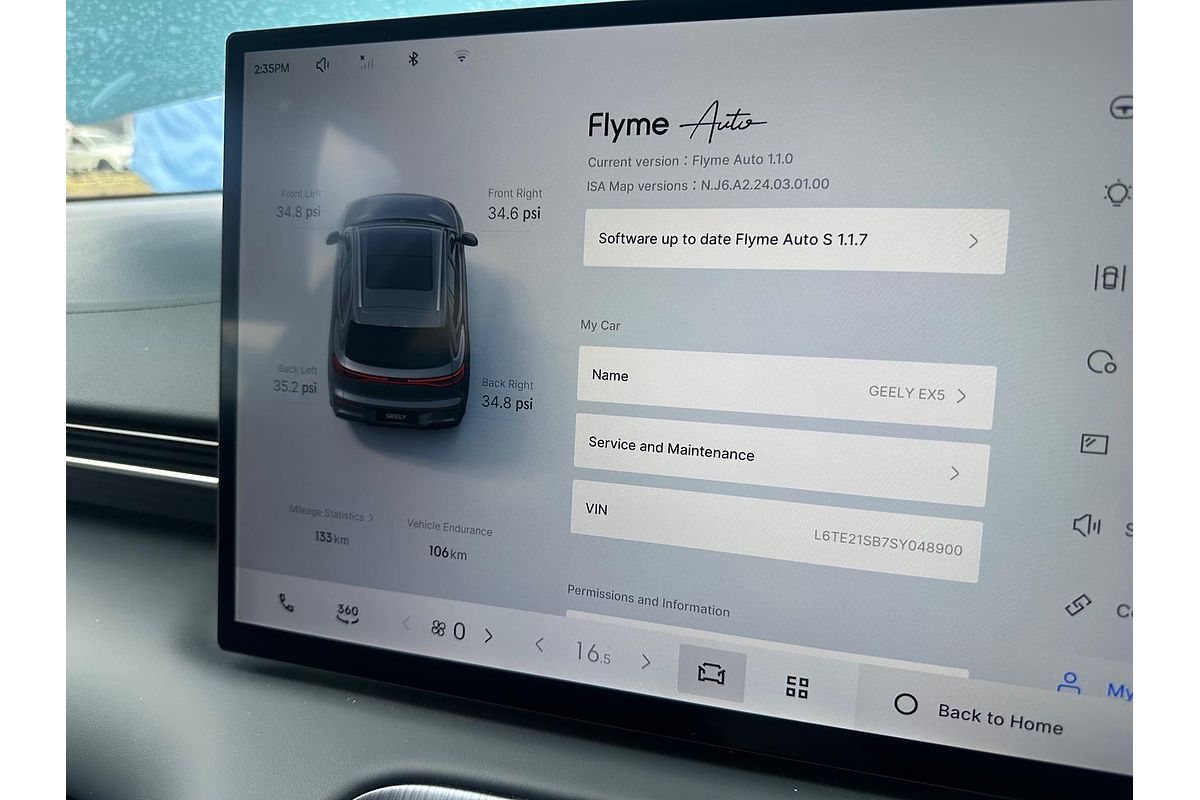 2025 Geely EX5 Complete E245