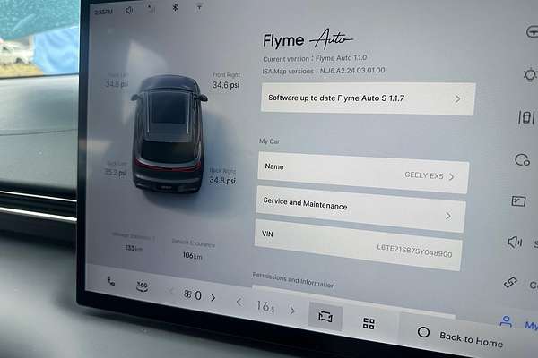 2025 Geely EX5 Complete E245