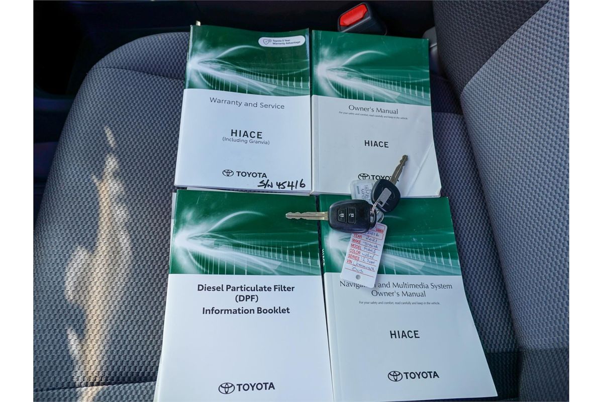 2021 Toyota Hiace Commuter GDH322R ELWB High Roof