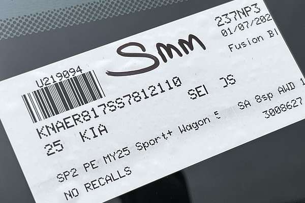 2025 Kia Seltos Sport+ SP2 PE