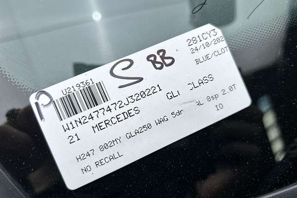 2021 Mercedes-Benz GLA-Class GLA250 H247