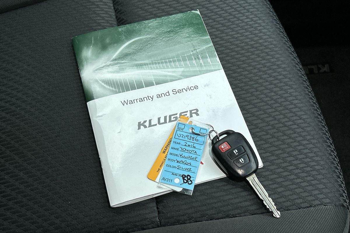 2016 Toyota Kluger GX GSU50R