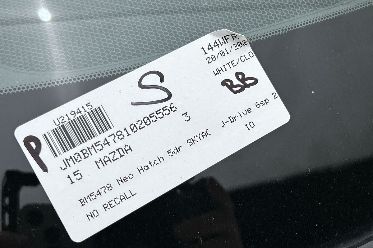 2015 Mazda 3 Neo BM Series