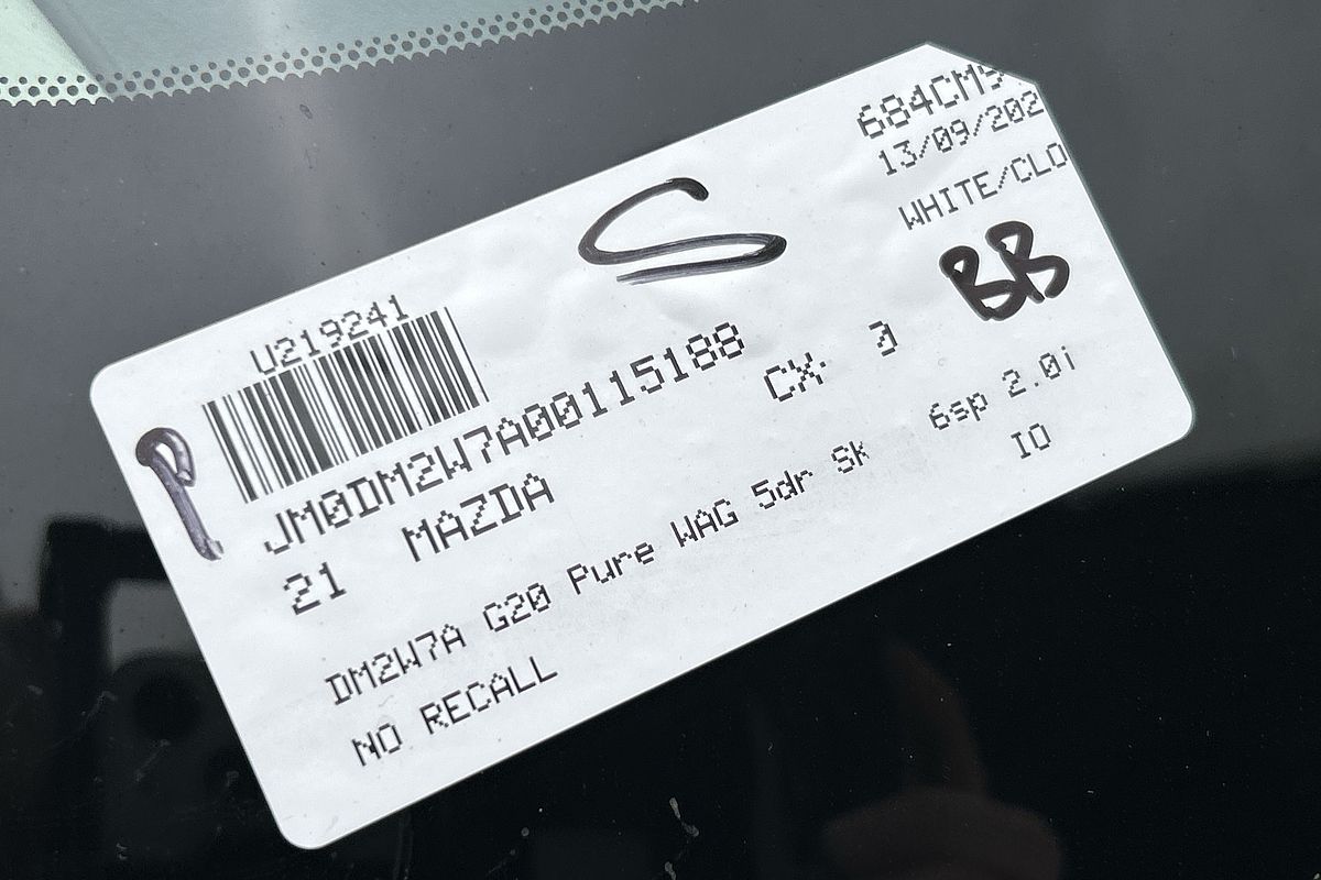2021 Mazda CX-30 G20 Pure DM Series