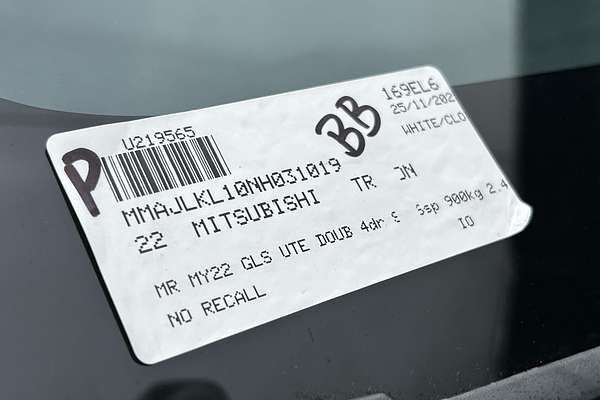 2022 Mitsubishi Triton GLS MR 4X4