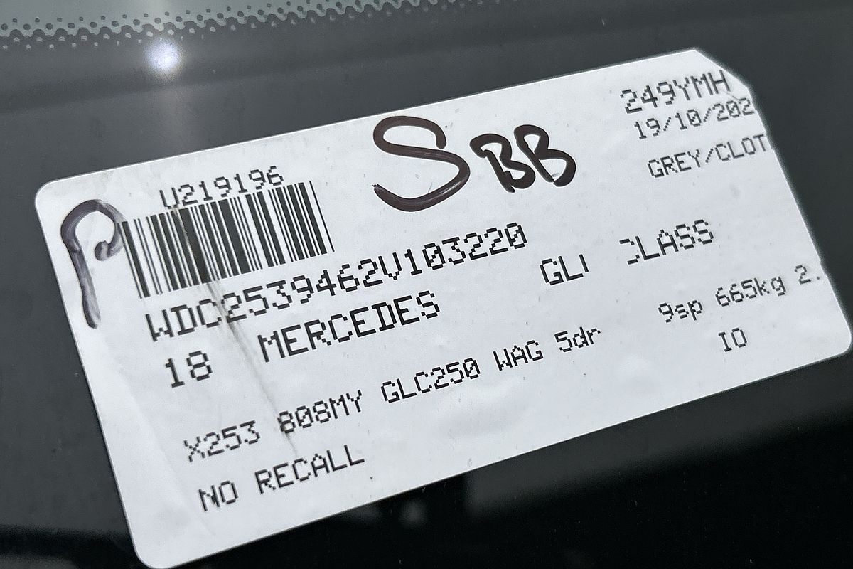 2018 Mercedes-Benz GLC-Class GLC250 X253