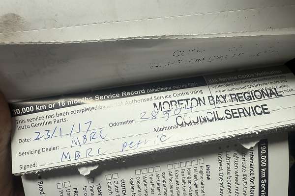 2015 Isuzu D-MAX SX High Ride Rear Wheel Drive