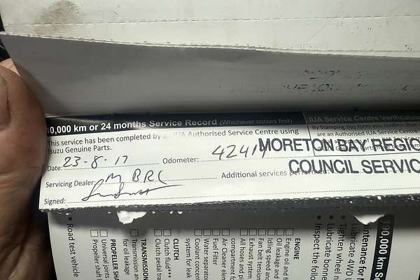 2015 Isuzu D-MAX SX High Ride Rear Wheel Drive