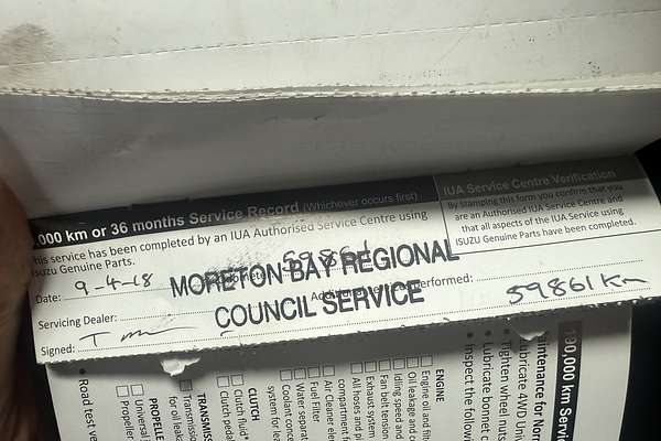 2015 Isuzu D-MAX SX High Ride Rear Wheel Drive