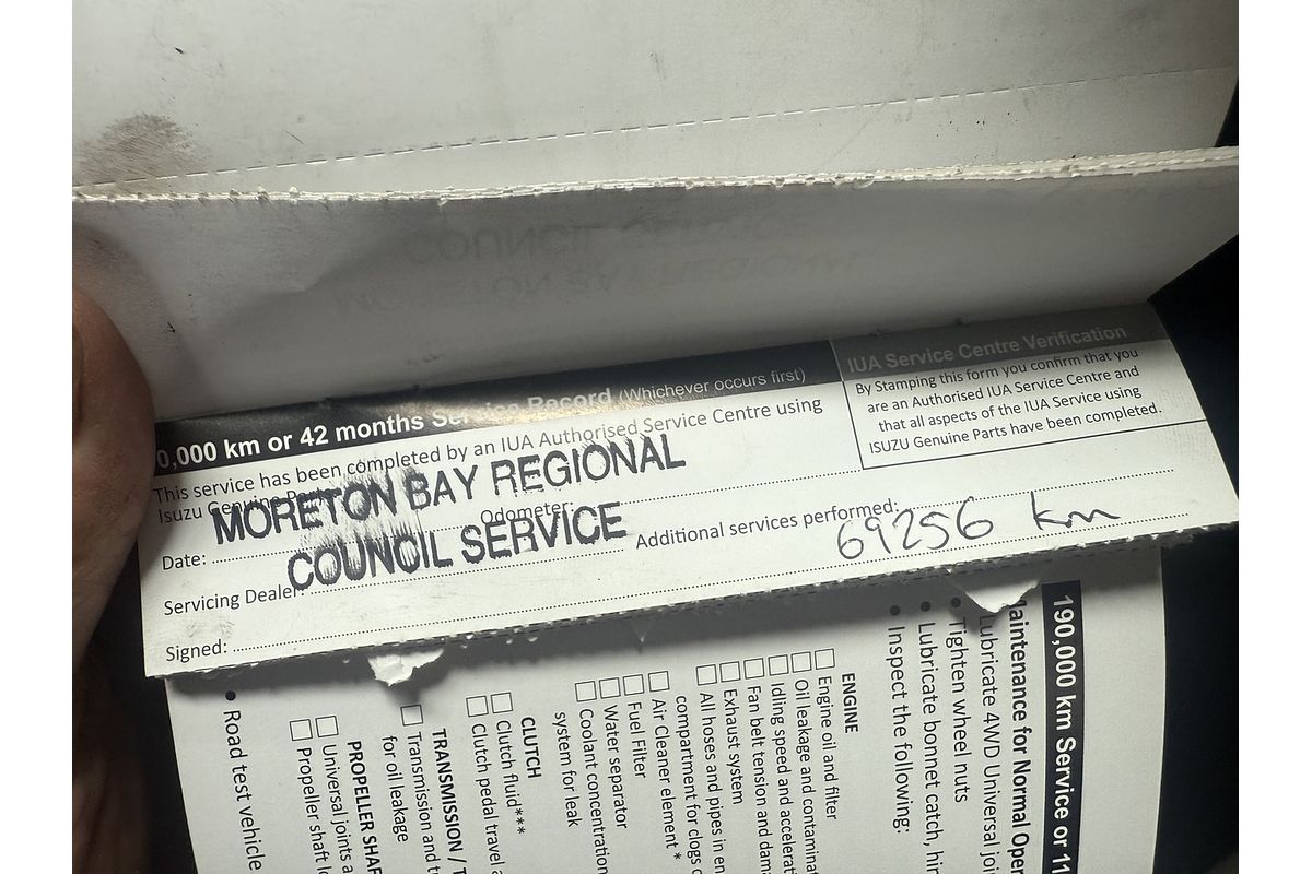 2015 Isuzu D-MAX SX High Ride Rear Wheel Drive