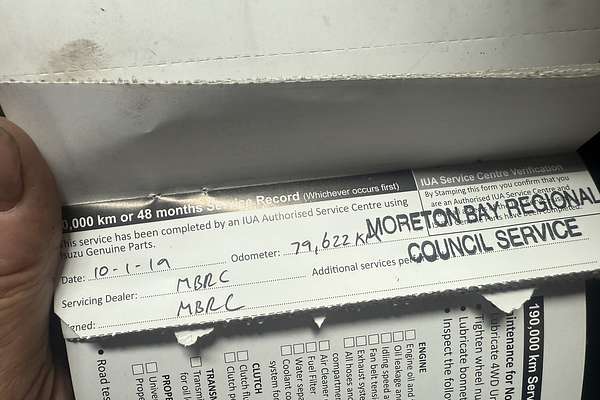 2015 Isuzu D-MAX SX High Ride Rear Wheel Drive