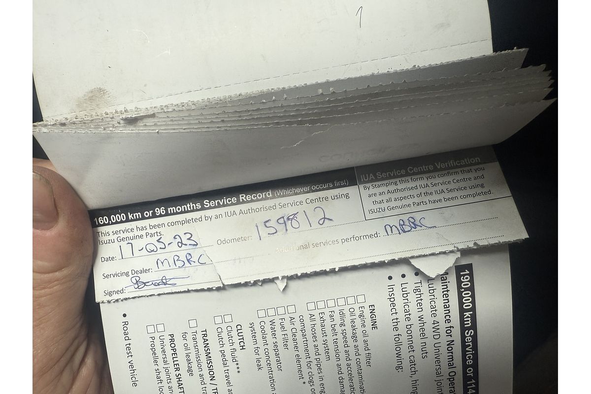 2015 Isuzu D-MAX SX High Ride Rear Wheel Drive