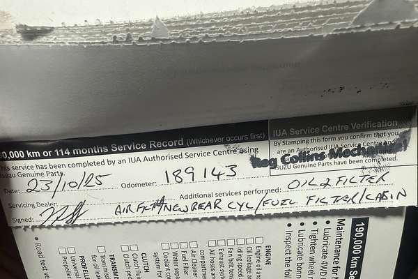 2015 Isuzu D-MAX SX High Ride Rear Wheel Drive