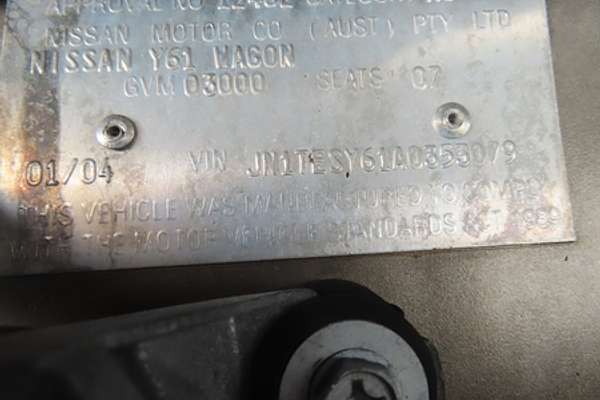 2004 Nissan Patrol ST GU III