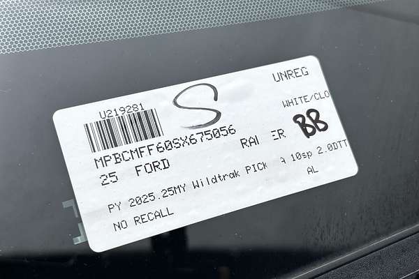 2025 Ford Ranger Wildtrak 4X4 2.0L