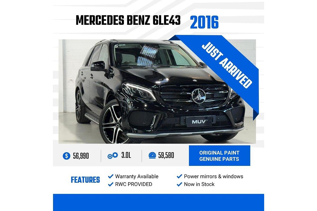 2016 Mercedes-Benz GLE-Class GLE43 AMG C292