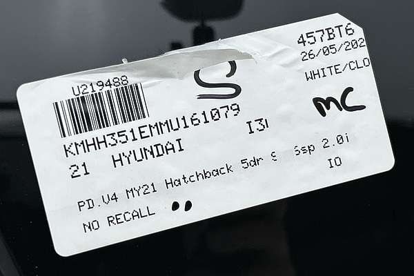 2021 Hyundai i30 PD.V4