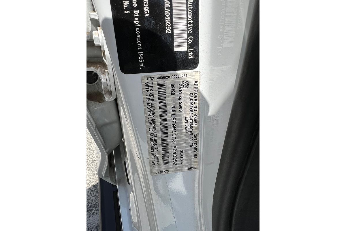 2020 LDV T60 Trailrider 2 SK8C 4X4