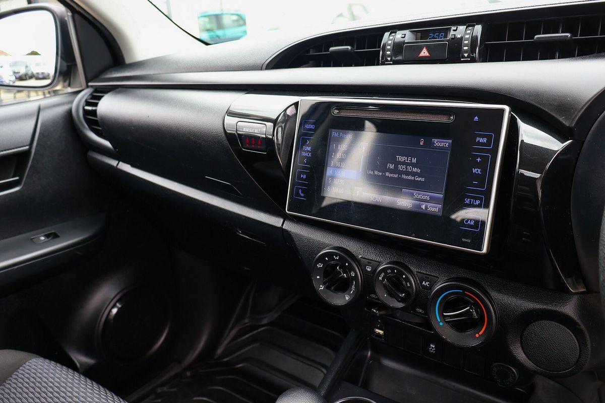 2016 Toyota Hilux Workmate TGN121R Rear Wheel Drive