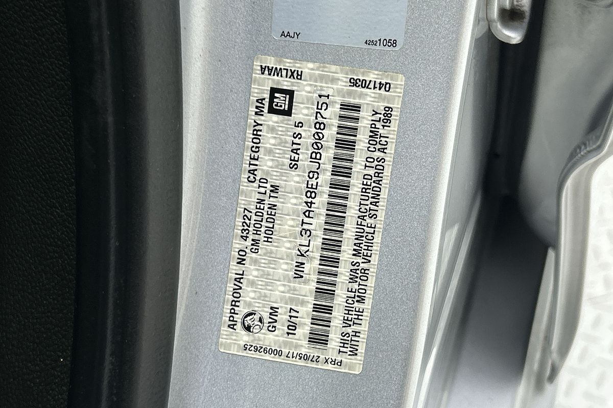 2017 Holden Barina LS TM