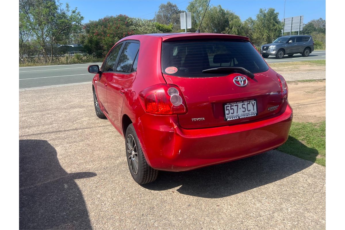 2009 Toyota Corolla Ascent ZRE152R