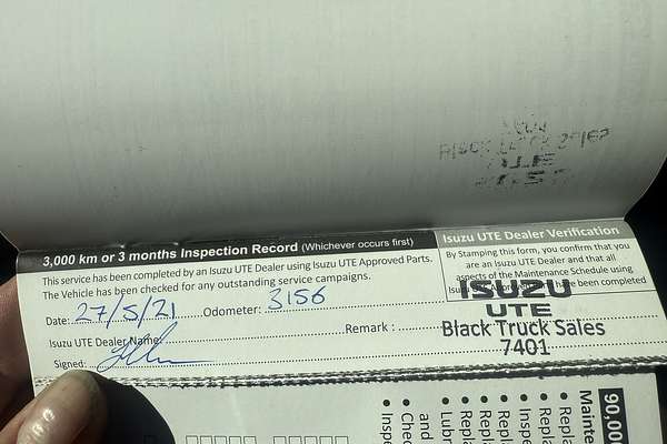 2020 Isuzu D-MAX SX High Ride Rear Wheel Drive