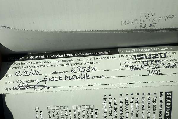 2020 Isuzu D-MAX SX High Ride Rear Wheel Drive