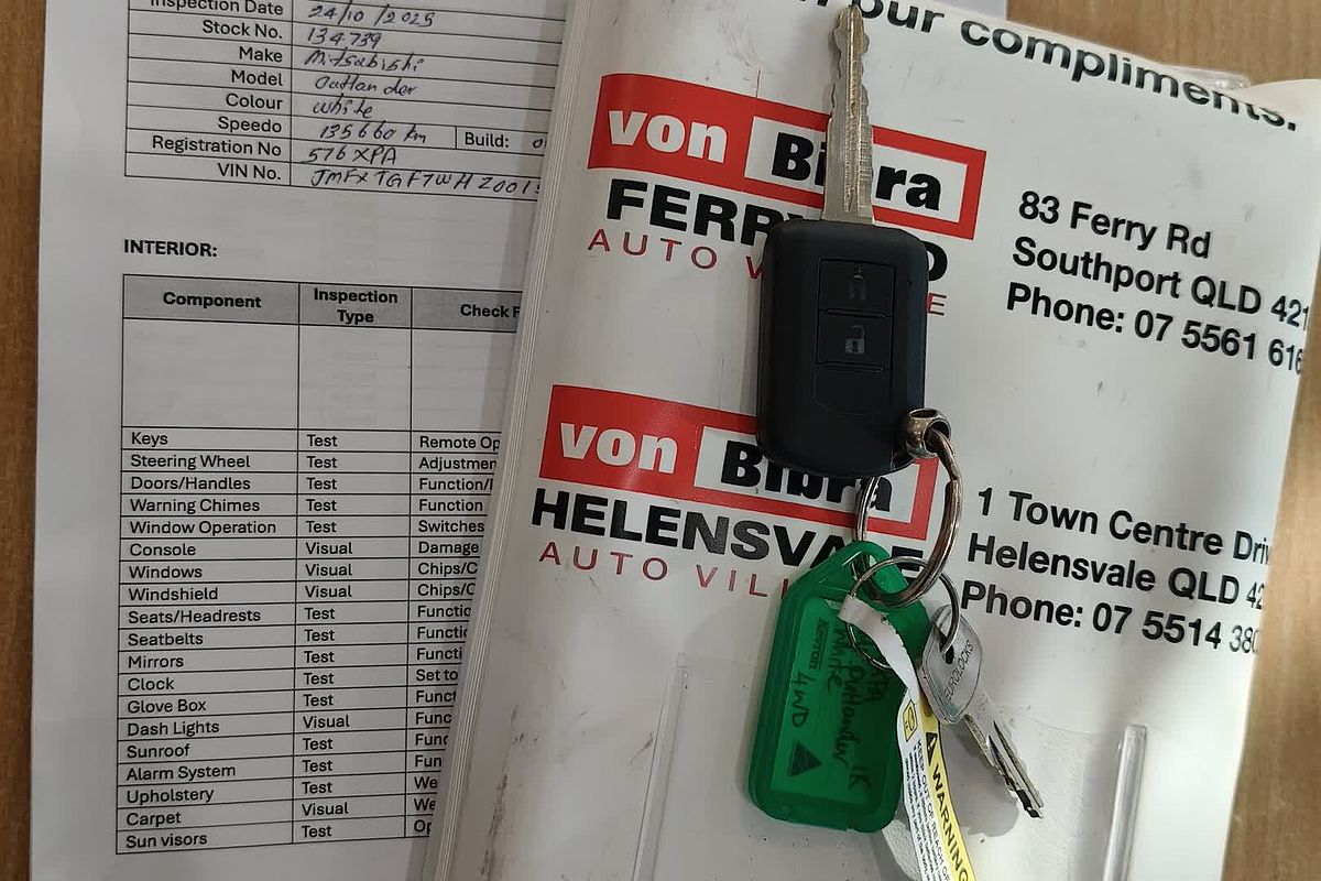 2016 Mitsubishi Outlander LS Safety Pack ZK