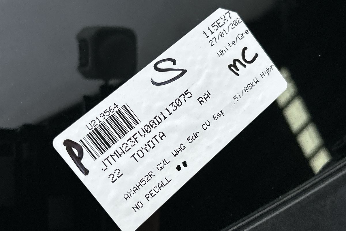 2022 Toyota RAV4 GXL AXAH52R