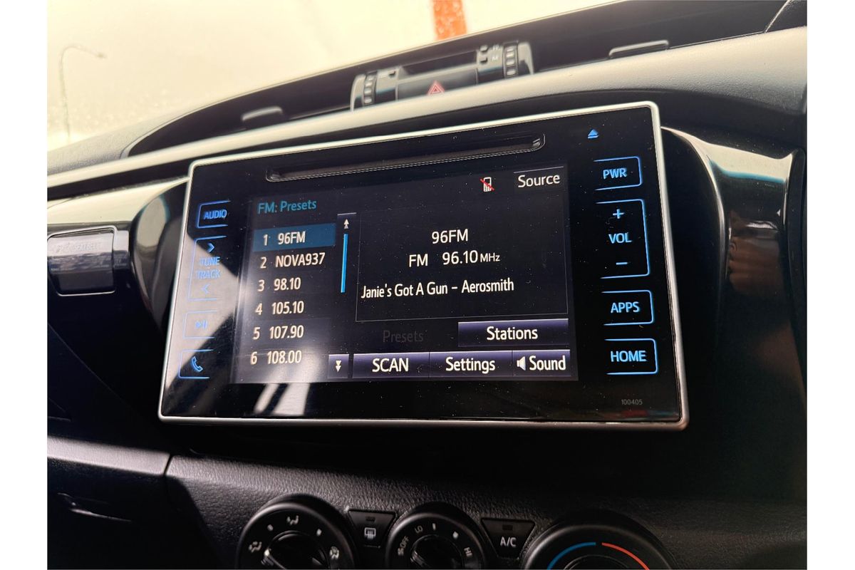 2019 Toyota Hilux SR Hi-Rider GUN136R Rear Wheel Drive