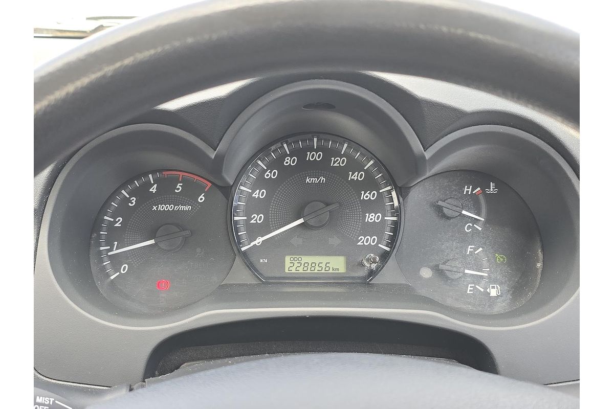 2012 Toyota Hilux SR KUN16R Rear Wheel Drive